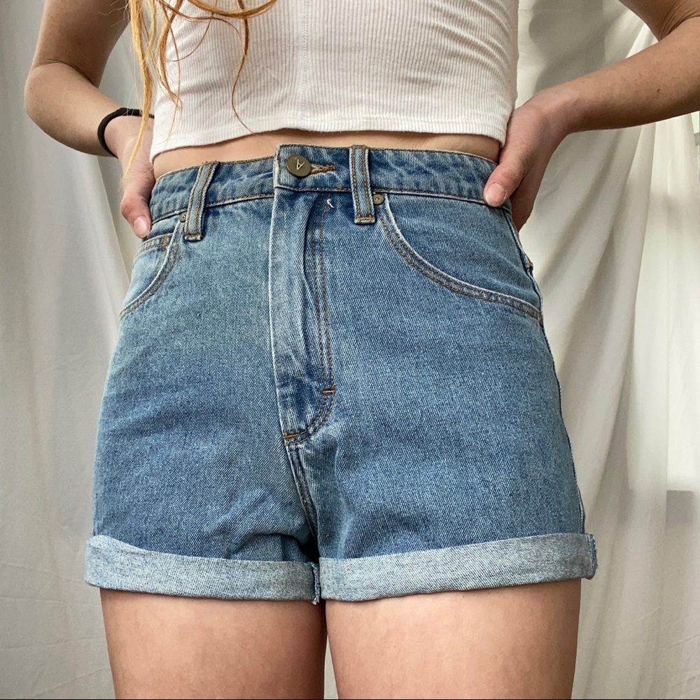 Abrand high waisted denim shorts NWT